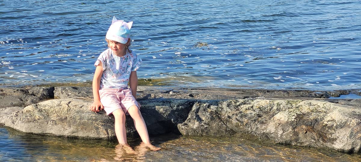 Originalfoto av ett vackert landskap